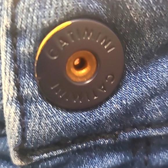 Catimini fancy jeans decorated with the leafs embroidery for a girl size… - Picture 4 of 12